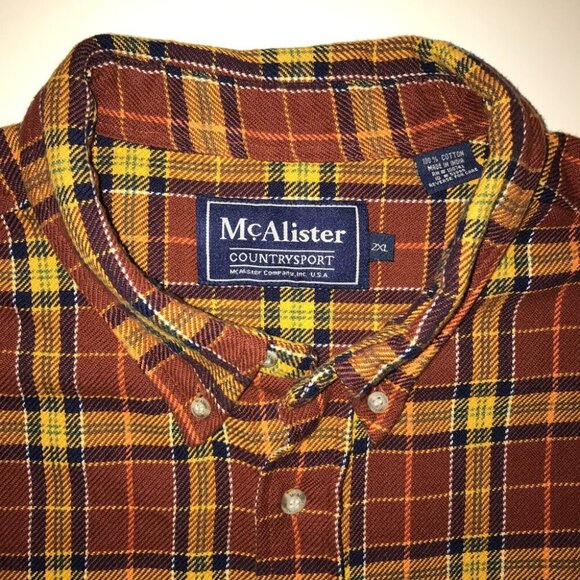 Men's McAlister Countrysport Long Sleeve Button Shirt-Size 2XL - Picture 4 of 13